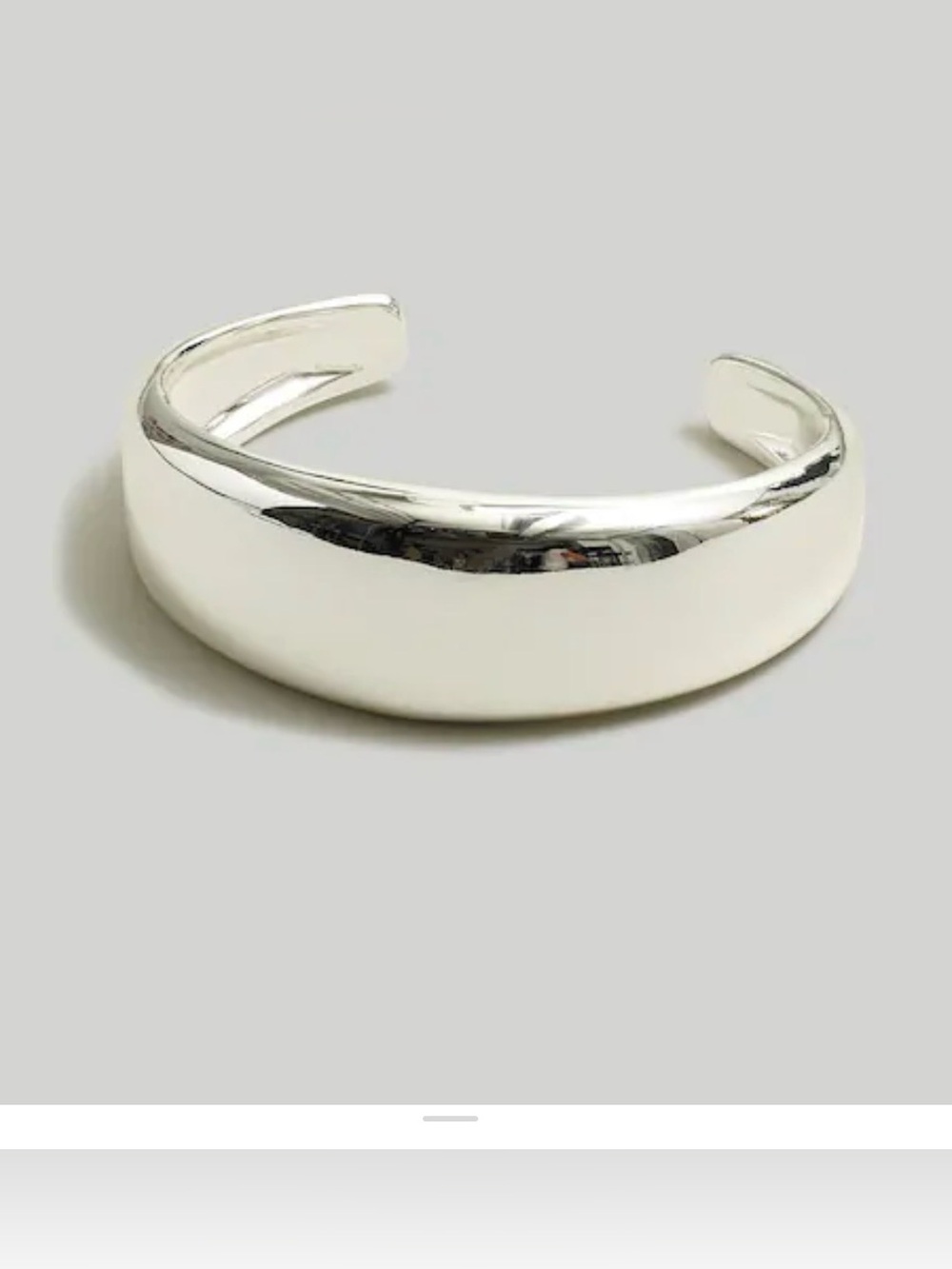 Madewell Chunky Domed Cuff Bracelet